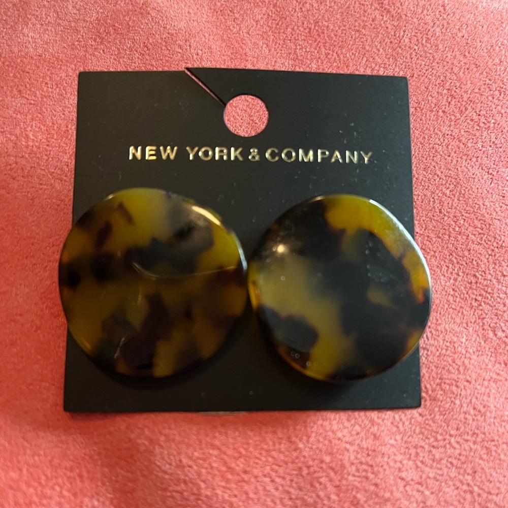 Tortoise shell earrings
